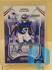 2021 Panini Playoff Azeez Ojulari #265 RC Auto RED ZONE New York Giants